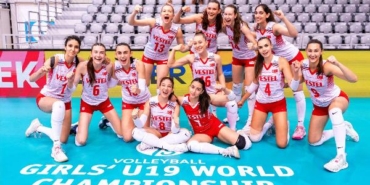 19 Yaş Altı Kız Voleybol Milli Takımı Dünya Şampiyonasına kayıpsız devam ediyor