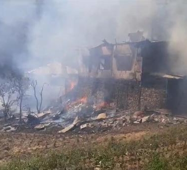 Adanada 3 evi kül edip ormana sıçrayan yangın 3 saatte söndürüldü