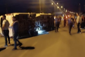 Ağrıda otomobil ile yolcu minibüsü çarpıştı 1 bebek öldü 16 yaralı