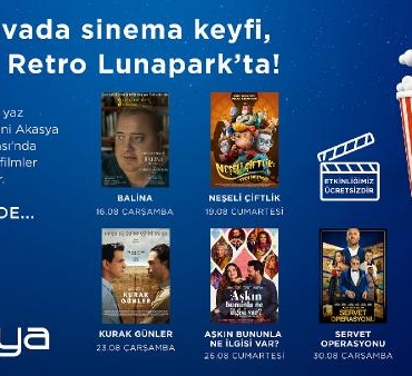 Akasya Açık Hava Sineması Balina filmi ile başladı