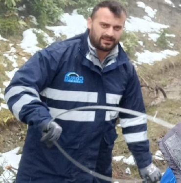 Akıma kapılan işçi öldü