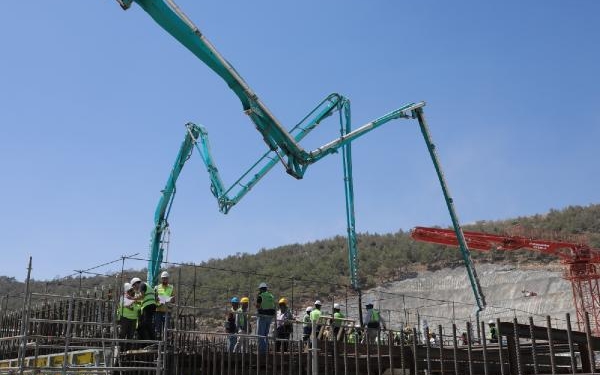 Akkuyu NGS inşaatında 4üncü ünitenin temel döşeme betonlanması tamamlandı