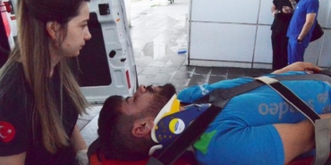 Aksarayda işçi servisleri çarpıştı 13 yaralı