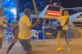 Alanyada yumruklu sopalı kavga kamerada 2- Yeniden