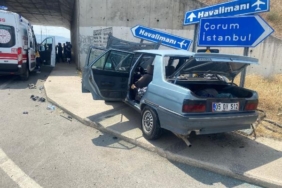 Amasyada 3 araç kavşakta çarpıştı 1 ölü 3 yaralı