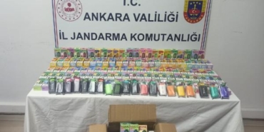 Ankara'da 245 bin TL değerinde kaçak elektronik sigara ele geçirildi 13 Ankarada 245 bin TL değerinde kaçak elektronik sigara ele geçirildi