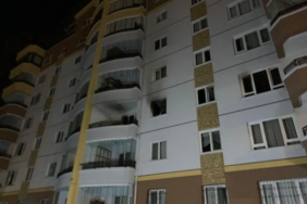 Ankarada ütüden çıkan yangın mahallede endişeye sebep oldu