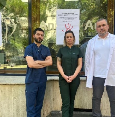 Ankarada veteriner hekimlerden şiddete tepki için klinik kapatma eylemi