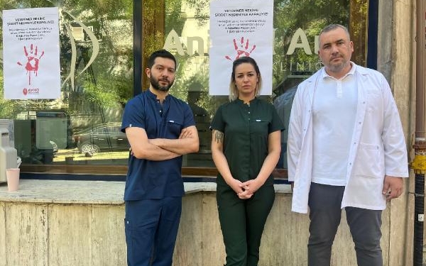 Ankarada veteriner hekimlerden şiddete tepki için klinik kapatma eylemi