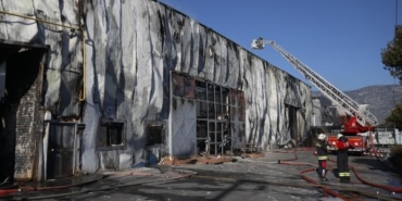 Antalyada gıda fabrikasında yangın