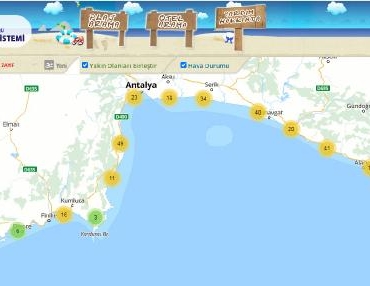 Antalyanın deniz suyu ölçümleri mükemmel