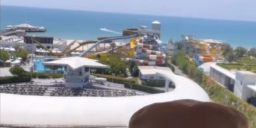 Antalyaya gelen ABDli şarkıcı LPden Love you Turkey paylaşımı