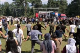 Artvinde 1400 rakımlı yaylada Gürcü Festivali