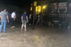 Ataşehirde oto yıkamacıda bagaj kapağını sert kapattın kavgası