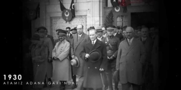 Atatürk'ün restore edilmiş arşivlik görüntüleri izleyicilere sunuldu 14 Atatürkün restore edilmiş arşivlik görüntüleri izleyicilere sunuldu