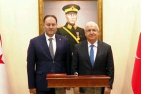 Bakan Güler KKTC İçişleri Bakanı ile bir araya geldi