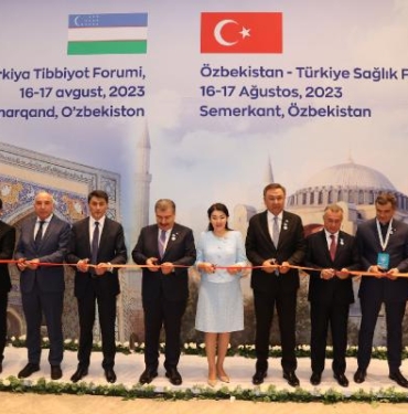 Bakan Koca Sağlık sektöründen 1000 kadar temsilci bugün Semerkantta - EK FOTOĞRAFLAR