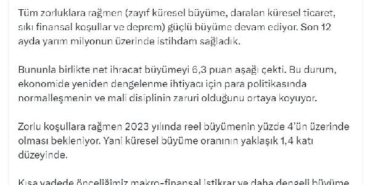 Bakan Şimşek Uyguladığımız politikaların olumlu etkilerini görmeye başladık 2
