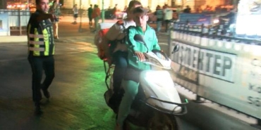 Beşiktaşta motosiklet ve skuter kullananlara denetim