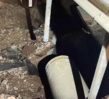 Bodrumda isale hattı patladı yol trafiğe kapandı