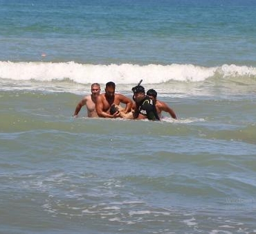 Boğulma tehlikesi geçiren 2 kız kardeş ile kuzenleri hastanede tedaviye alındı