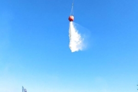 Boluda köydeki yangında 2 ev 3 samanlık ve odunluk yandı