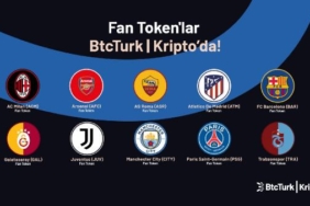 BtcTurk dünyaca ünlü takımların Fan Tokenlarını listeledi
