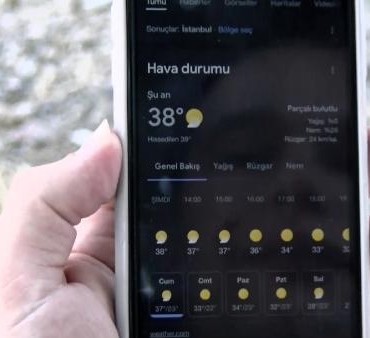 Büyükçekmecede sıcaktan bunalanlar sahile akın etti