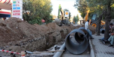 Çankırıda altyapı çalışmasında meydana gelen göçükte 2 işçi yaralandı