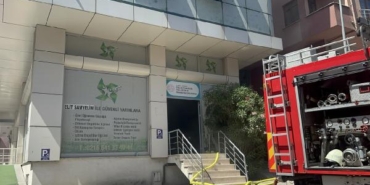 Çekmeköyde özel rehabilitasyon merkezinde yangın paniği