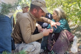 Çilek toplarken kaybolan kadını jandarma buldu