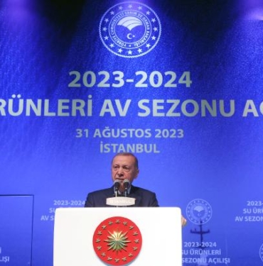 Cumhurbaşkanı Erdoğan 2023-2024 su ürünleri av sezonunun açılışına katıldı