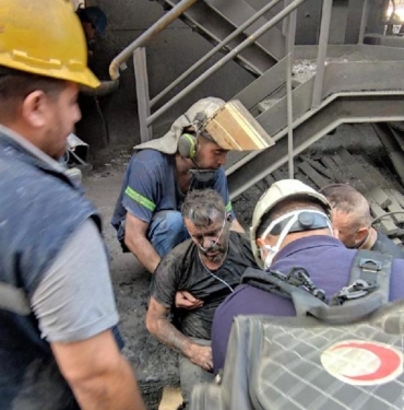 Demir çelik fabrikasında patlama 1 yaralı