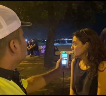 Denetleme noktasında kazaya karışan sürücü 233 promil alkollü çıktı