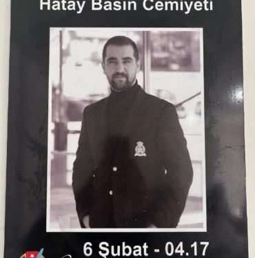 Depremde yaşamını yitiren DHA muhabiri İzzet Nazlı basın cemiyetine onursal başkan seçildi