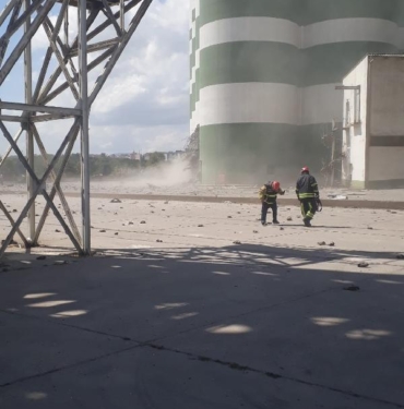 Derince Limanında TMO silolarında patlama 5 yaralı 2