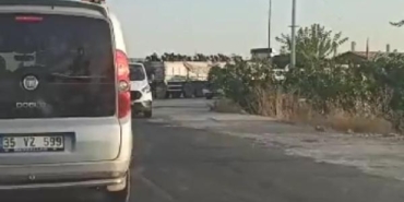 Durdurulan kamyondaki kaçak göçmenler fıstık bahçelerine kaçtı