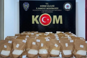 Edirnede 72 kilo metamfetamin ele geçirildi