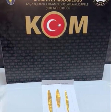 Edirnede antik Roma döneminden kalma 3 altın obje ele geçirildi