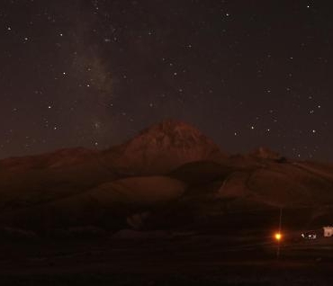 Erciyeste 2 bin 650 metre yükseklikte meteor yağmuru