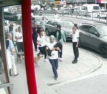 Esenyurtta davalık olan kavşakta kaza sonrası Asmini yaşamda tutma çabası