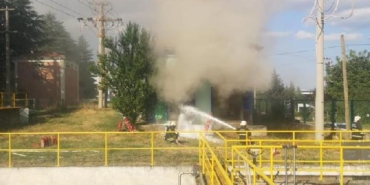 Fabrikada trafo patladı üretime bir gün ara verildi