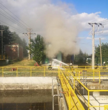 Fabrikada trafo patladı üretime bir gün ara verildi