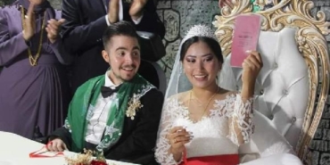 Filipinlerden aşkının peşinde Türkiyeye geldi