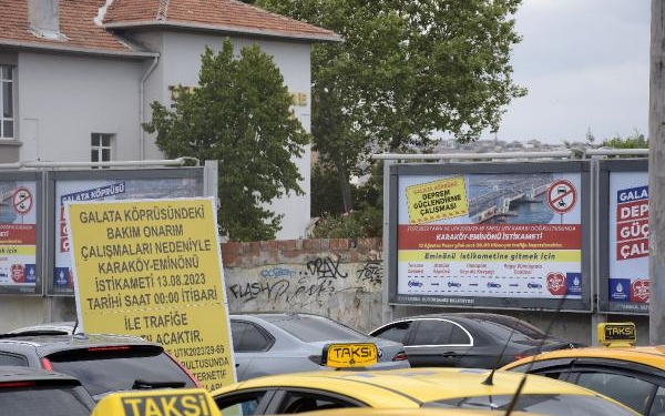 Galata Köprüsü’ndeki bakım trafik yoğunluğunu artırdı 6 Galata Köprüsündeki bakım trafik yoğunluğunu artırdı