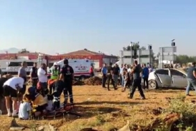 Gaziantepte otomobil şarampole devrildi 7 yaralı