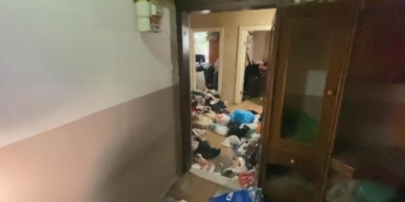 Gaziosmanpaşada evden 5 ton çöp çıktı