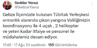 Gebze TÜBİTAK yerleşkesinde orman yangını (2) 27 Gebze TÜBİTAK yerleşkesinde orman yangını 2