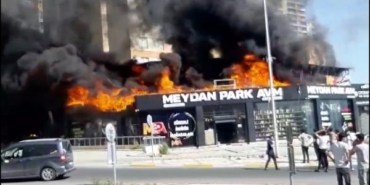 geniş haber Avcılarda açılış hazırlığı yapılan iş yerinde yangın çıktı