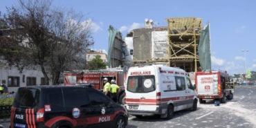 Geniş haber Kuruçeşmede restorasyon çalışmalarında 4 katlı bina çöktü 1 ölü 1 yaralı